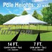 Party Tents Direct 20x40 Outdoor Wedding Canopy Event Pole Tent (Blue)   